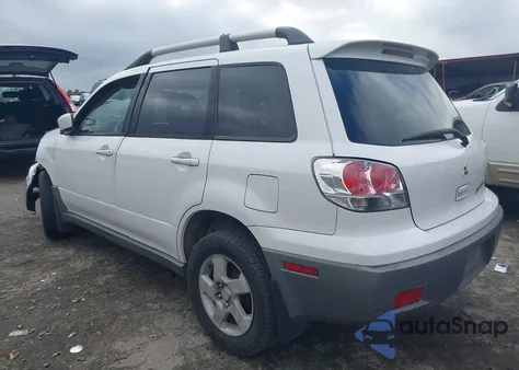 2003 Mitsubishi Outlander Xls from USA, damaged, VIN JA4LX41G83U091666
